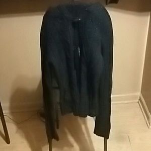 button up sweat shirt